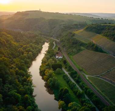 Die Nahe in Niederhausen©Peter Bender für Weinland Nahe e.V